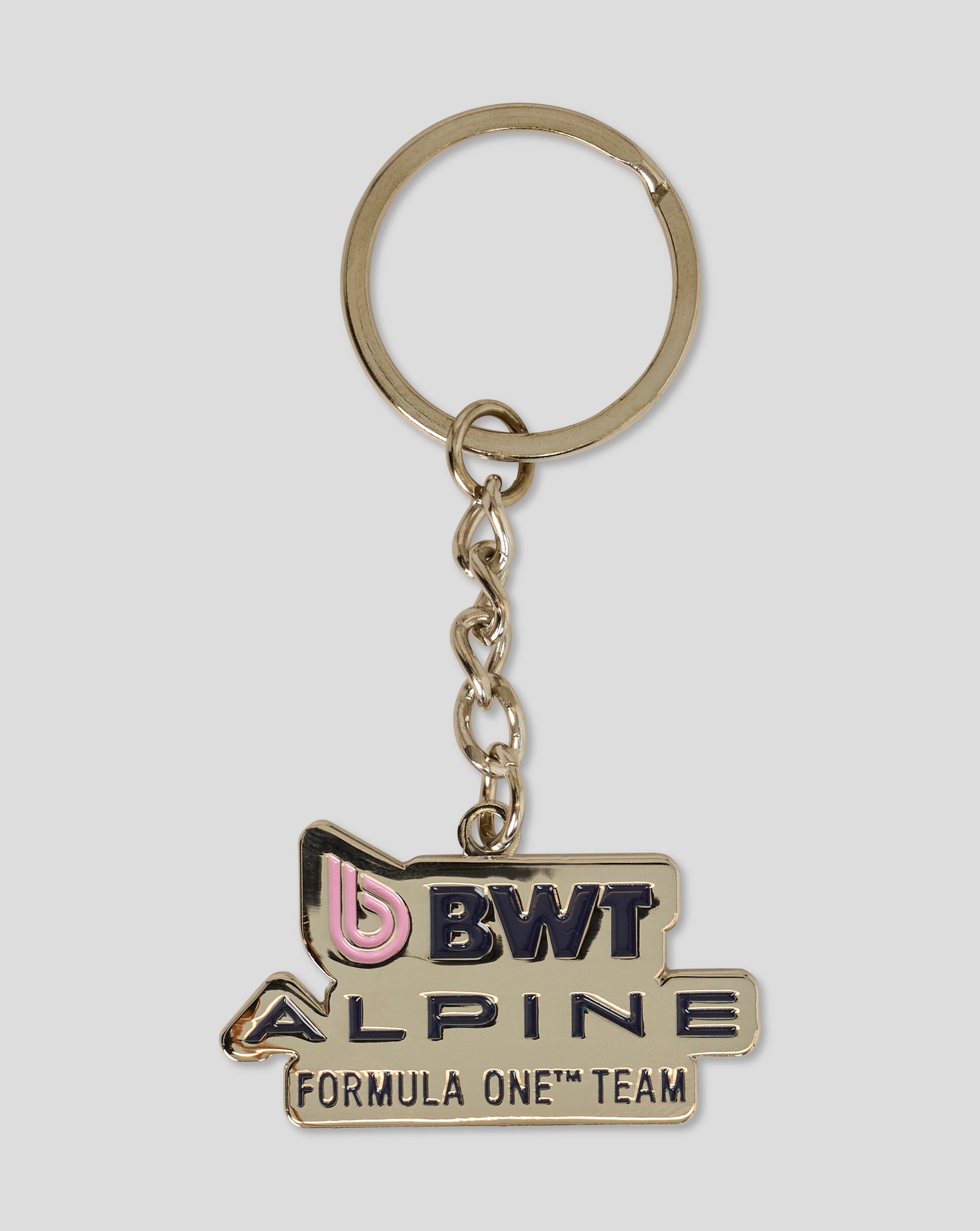 Alpine Racing F1 Team Logo Keyring