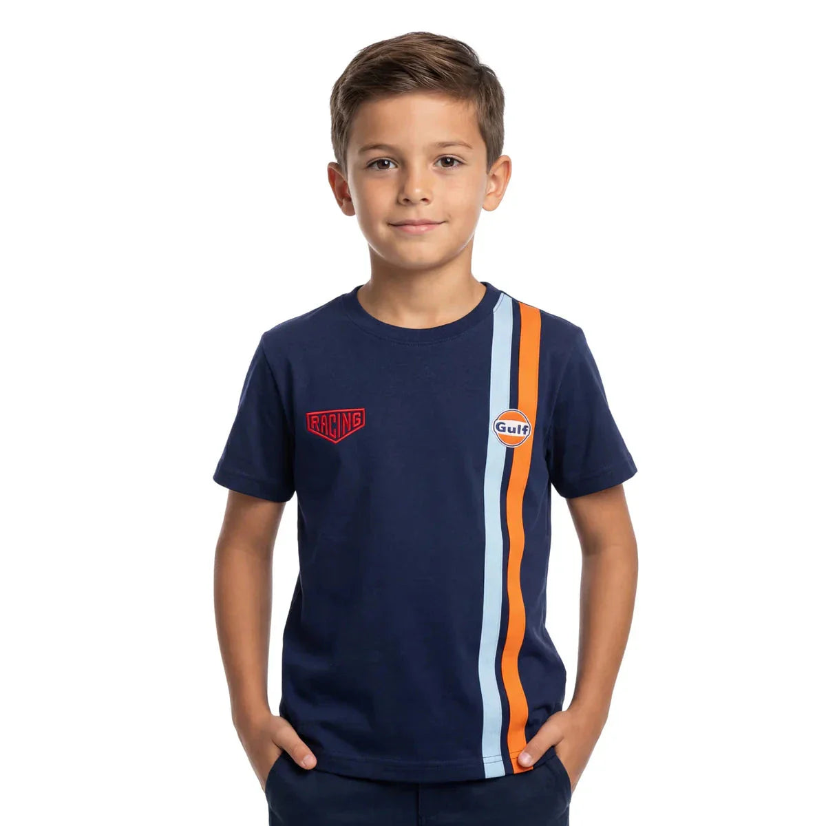 GrandPrix Originals Kids Gulf Striped T-Shirt - Youth Navy