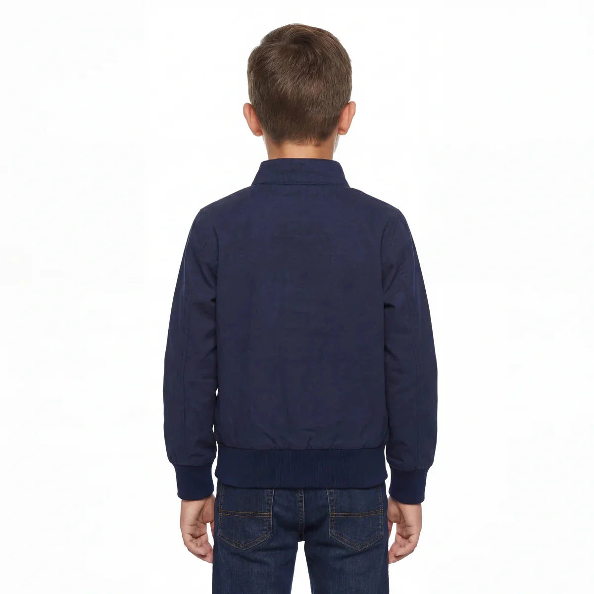 GrandPrix Originals Kids Gulf Roadmaster Bomber Jacket - Youth Navy