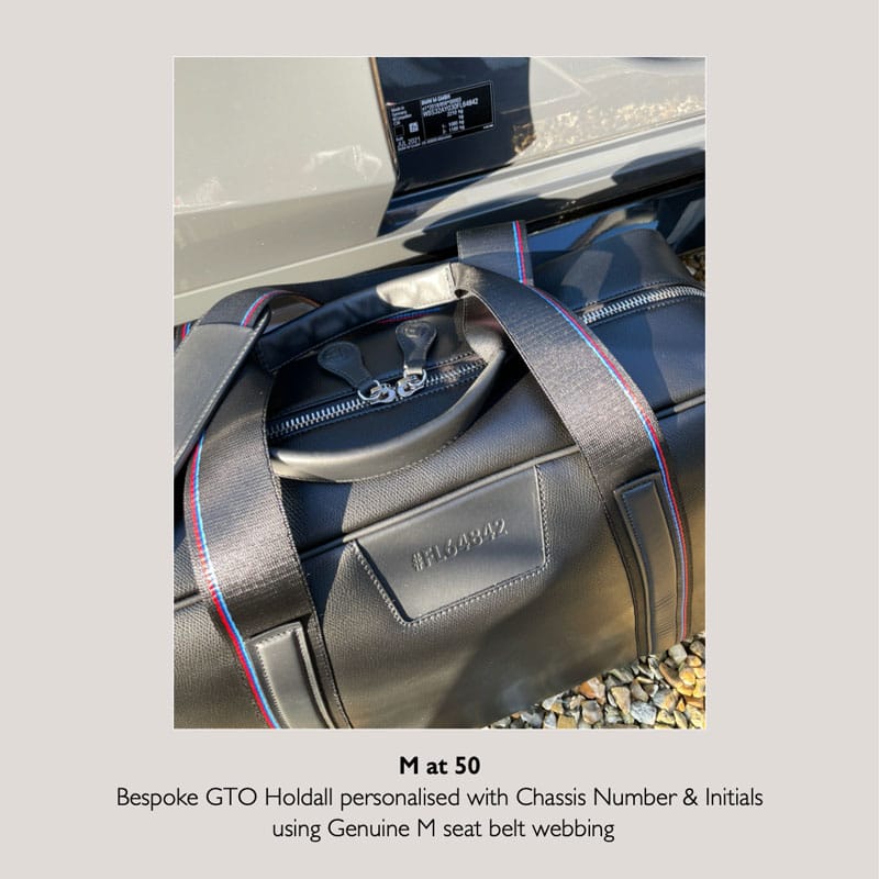 M at 50 GTO Motorsport Holdall 8