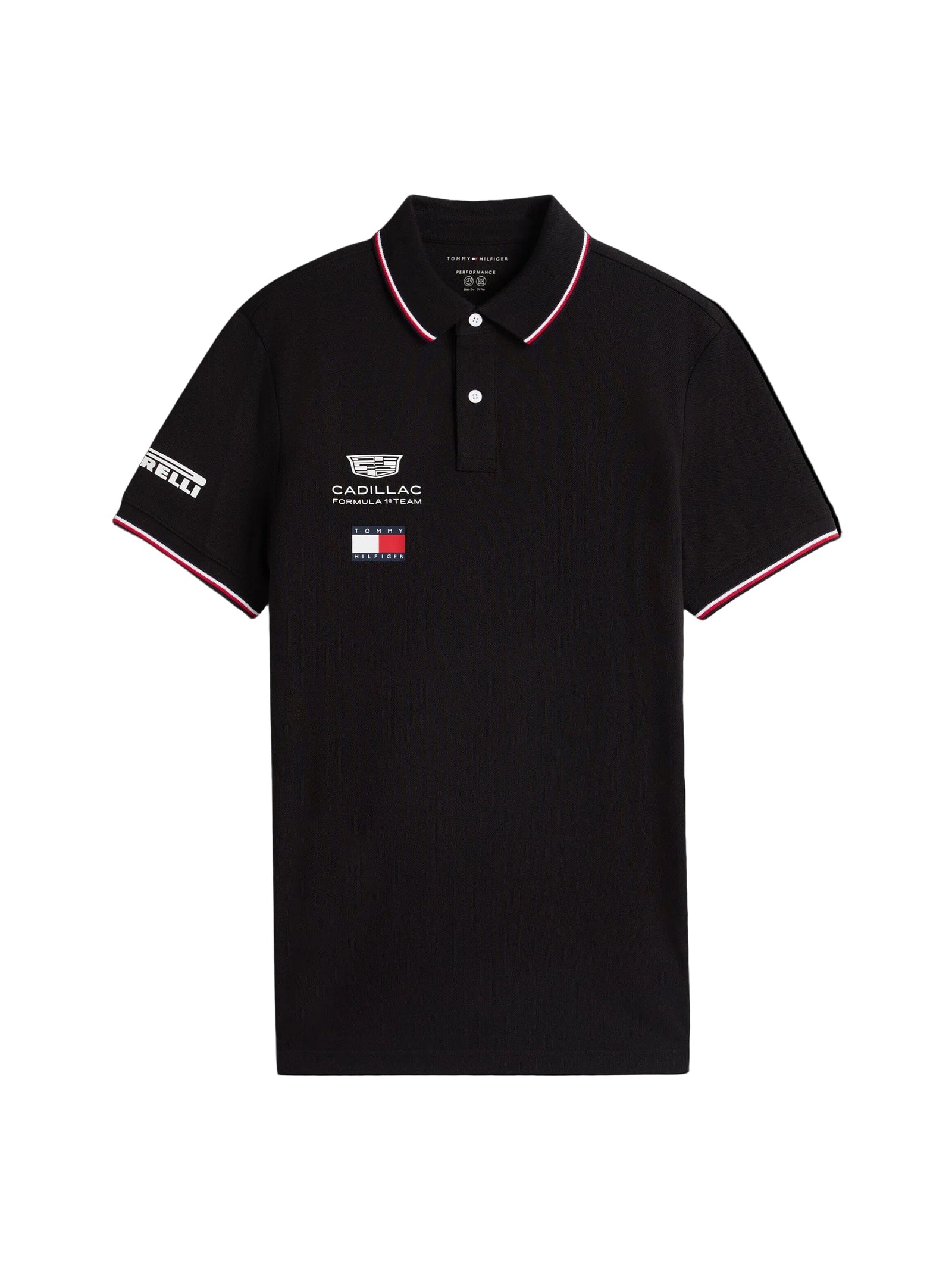 Cadillac F1 Racing 2026 Team Polo Shirt - Black/White