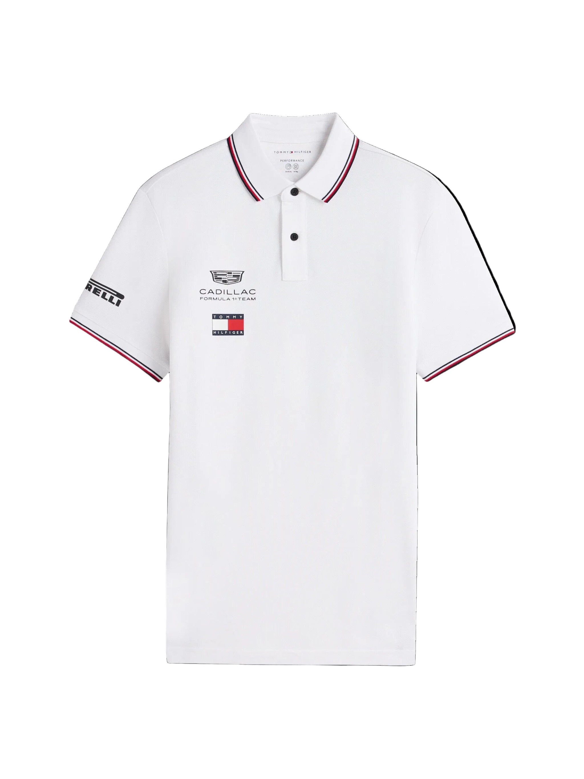 Cadillac F1 Racing 2026 Team Polo Shirt - Black/White