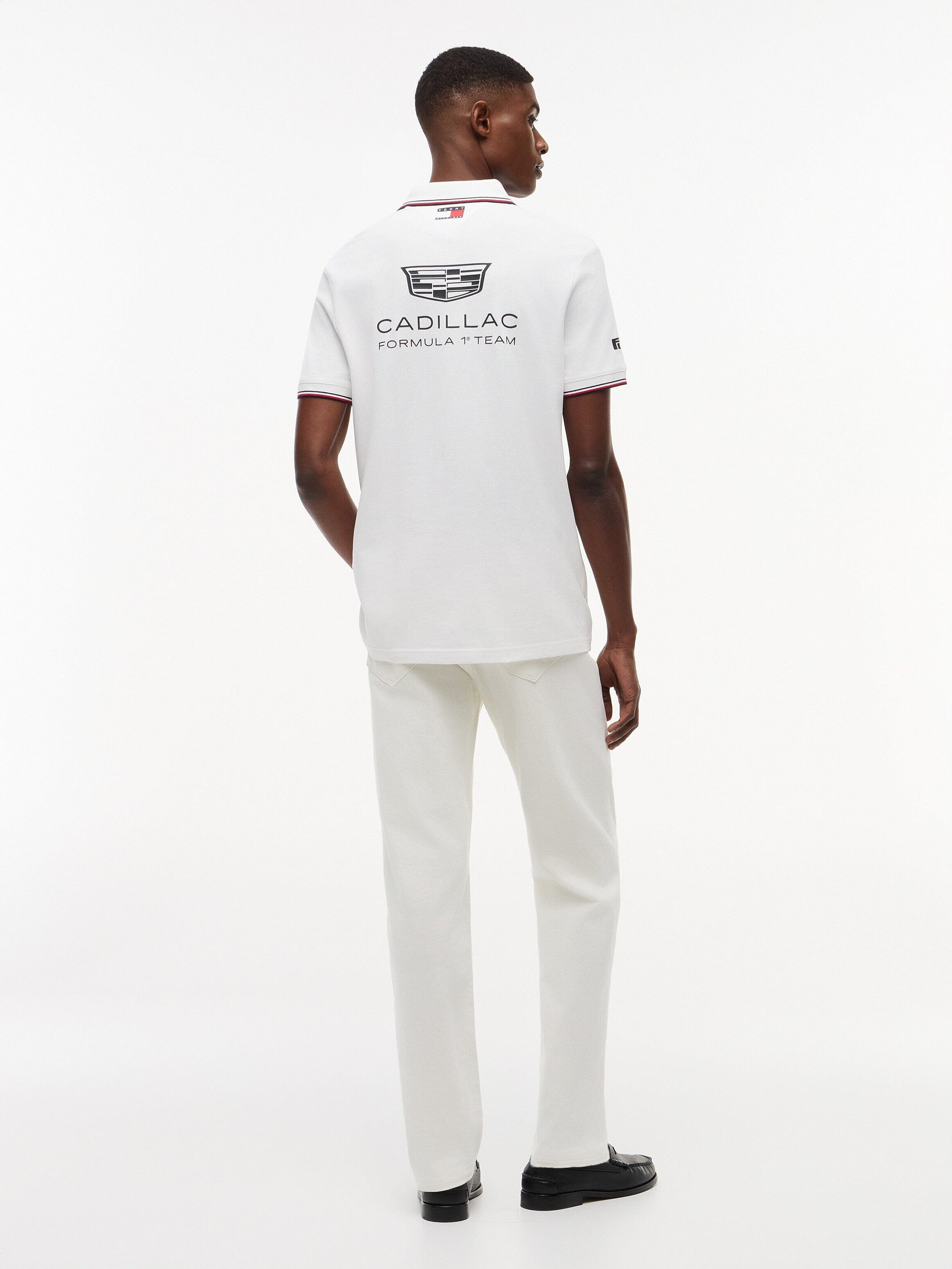 Cadillac F1 Racing 2026 Team Polo Shirt - Black/White
