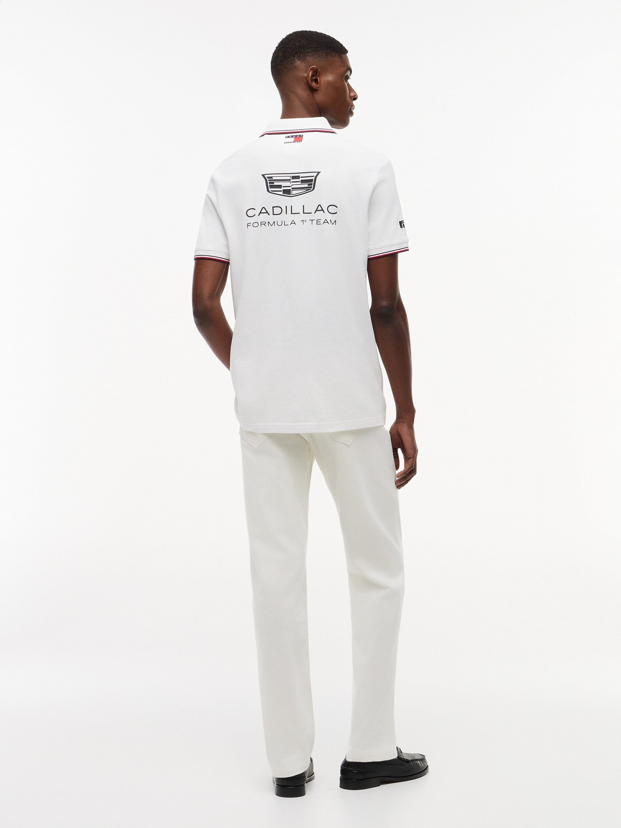 Cadillac F1 Racing 2026 Team Polo Shirt - Black/White