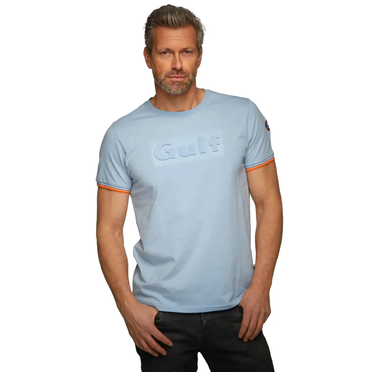 GrandPrix Originals Men's Gulf 3D T-Shirt - Light Blue