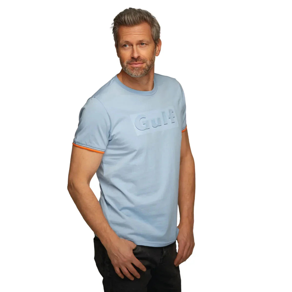 GrandPrix Originals Men's Gulf 3D T-Shirt - Light Blue