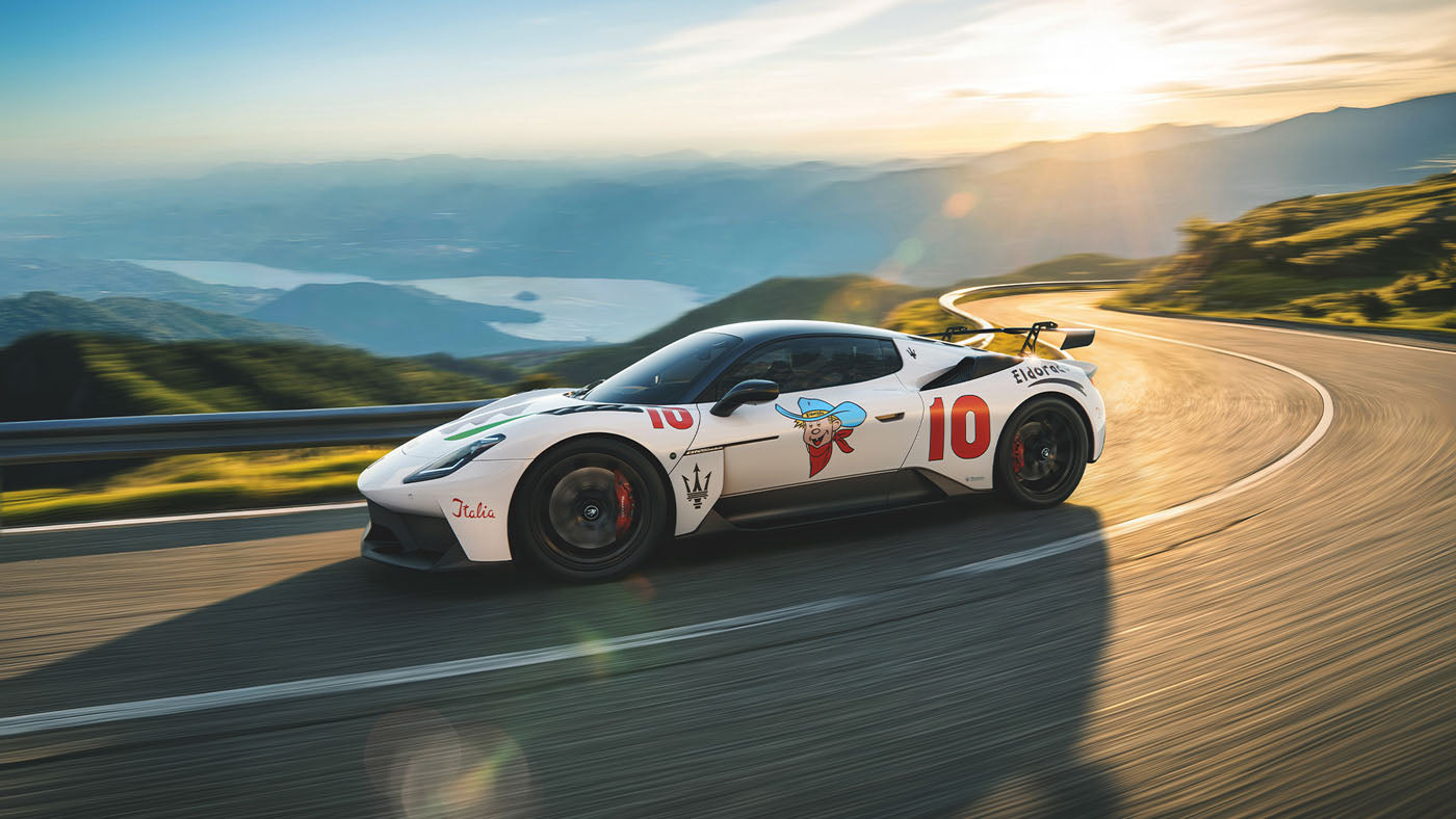 Maserati Unveils One-off MCPURA Cielo 'FROZEN MAGMA' at St. Moritz
