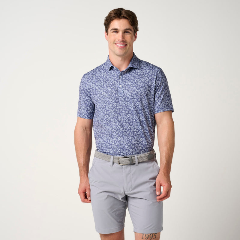 Floral Performance Polo