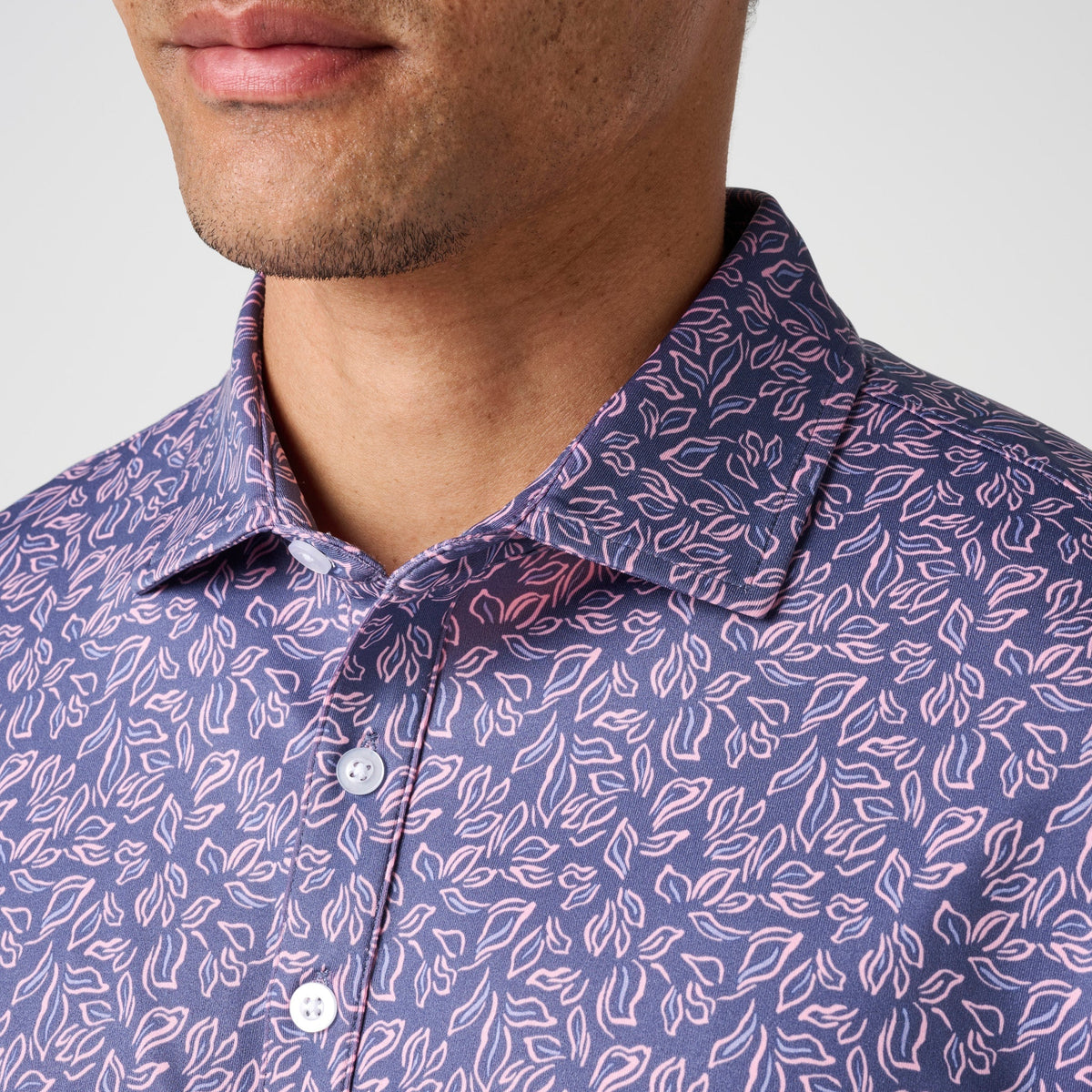 Floral Performance Polo