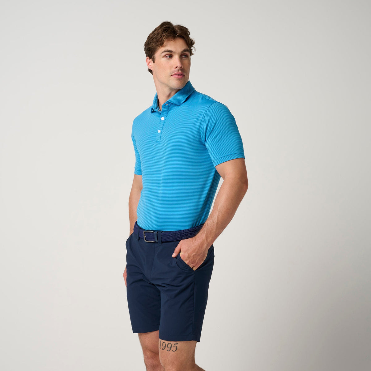 Performance Tech Stripe Polo