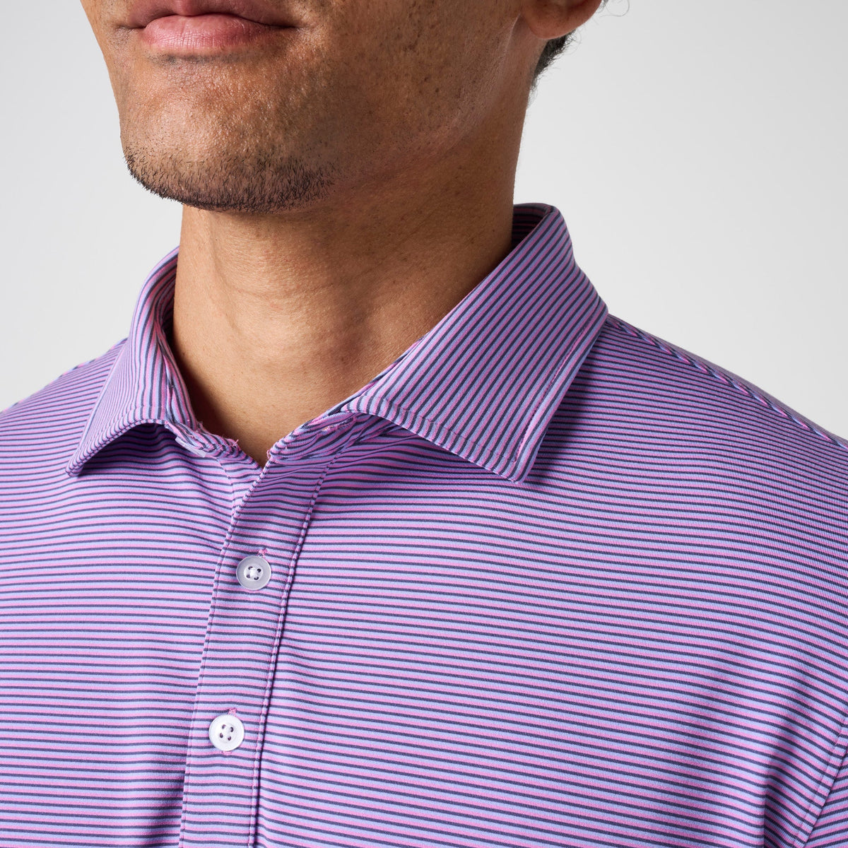 Performance Tech Stripe Polo