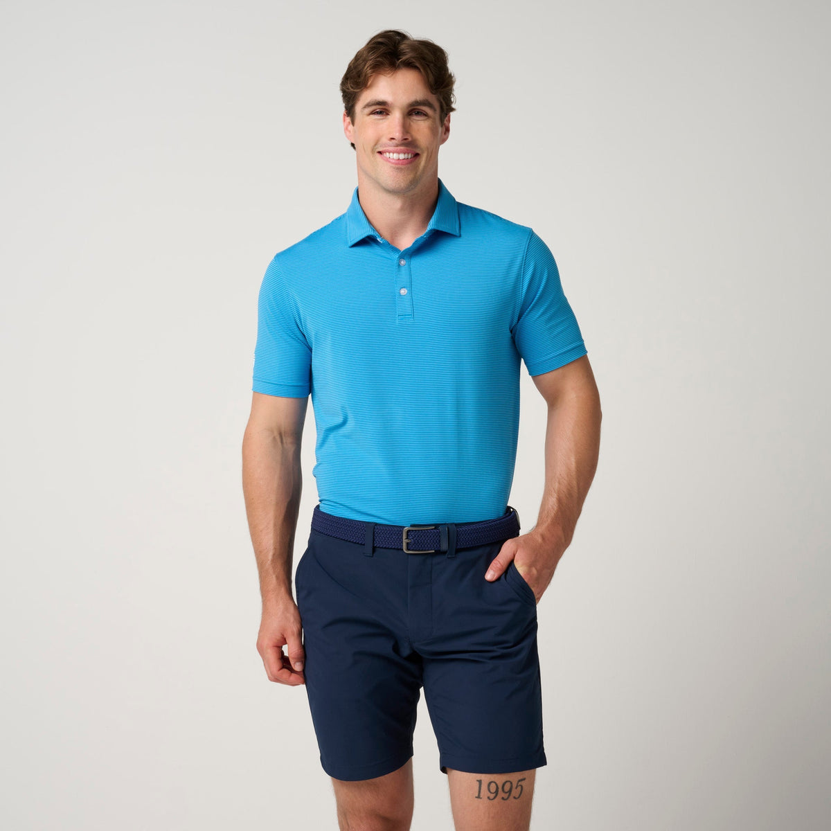 Performance Tech Stripe Polo
