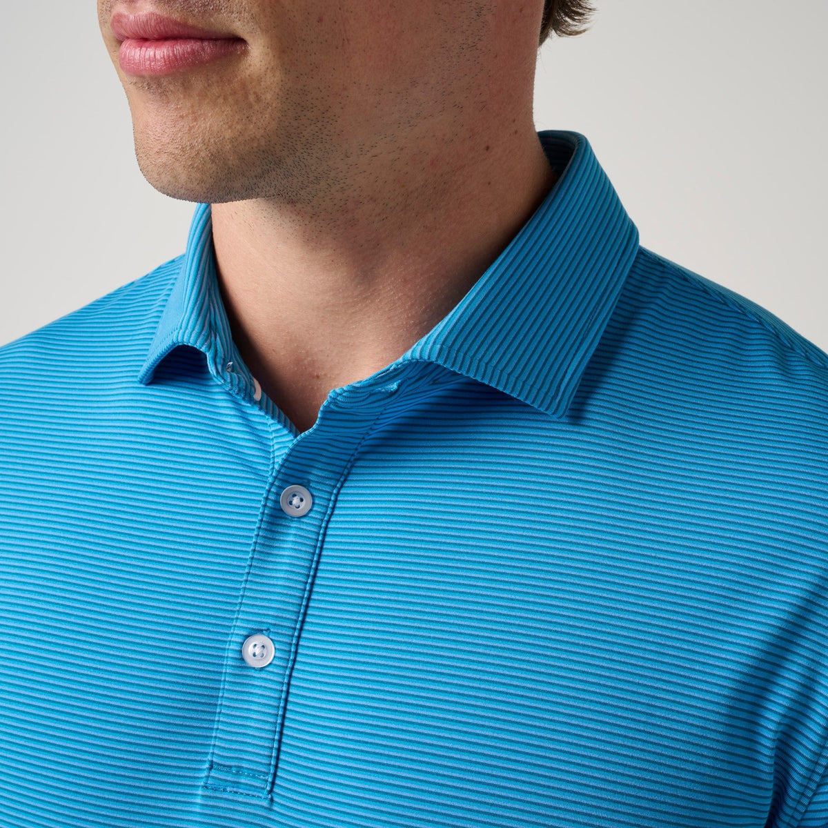 Performance Tech Stripe Polo