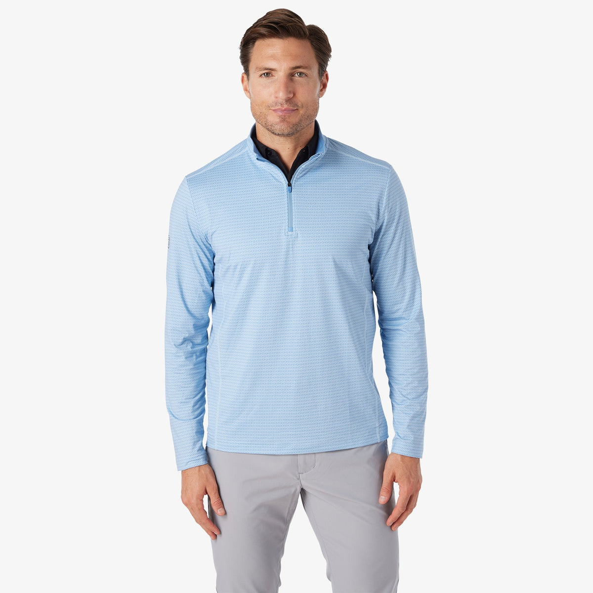 Printed Core Tech Quarter Zip