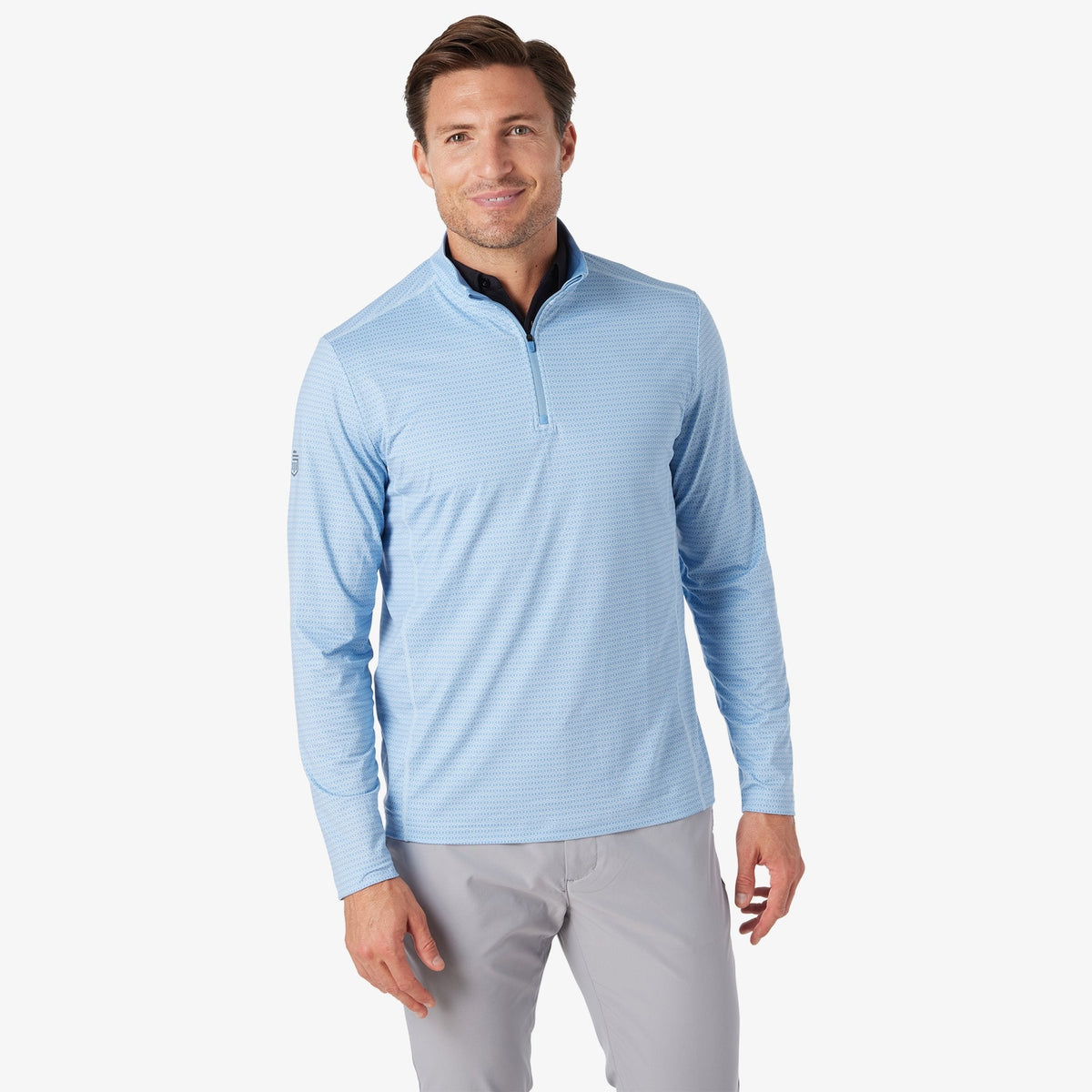 Printed Core Tech Quarter Zip