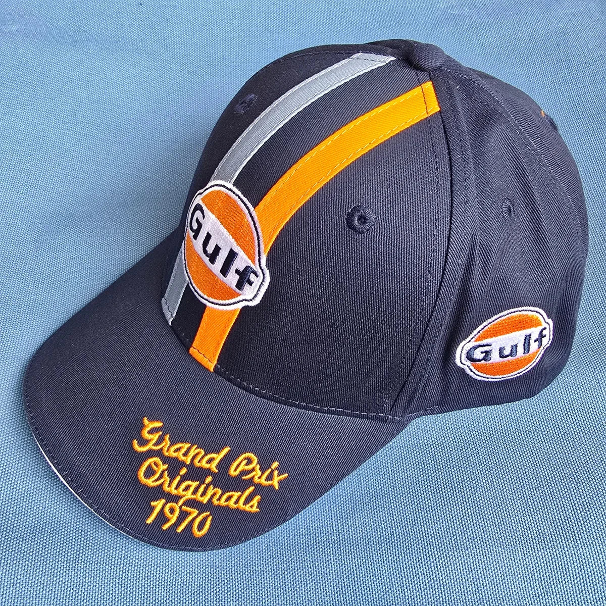 GrandPrix Originals Gulf 1970 Baseball Hat - Gulf Blue/White/Navy