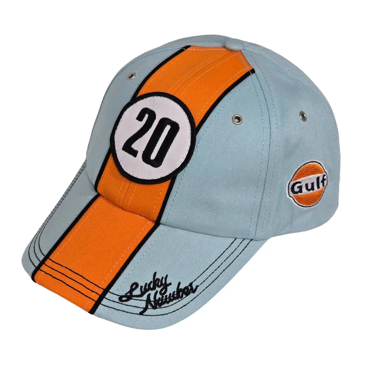 GrandPrix Originals Gulf Lucky #20 Baseball Hat - Gulf Blue