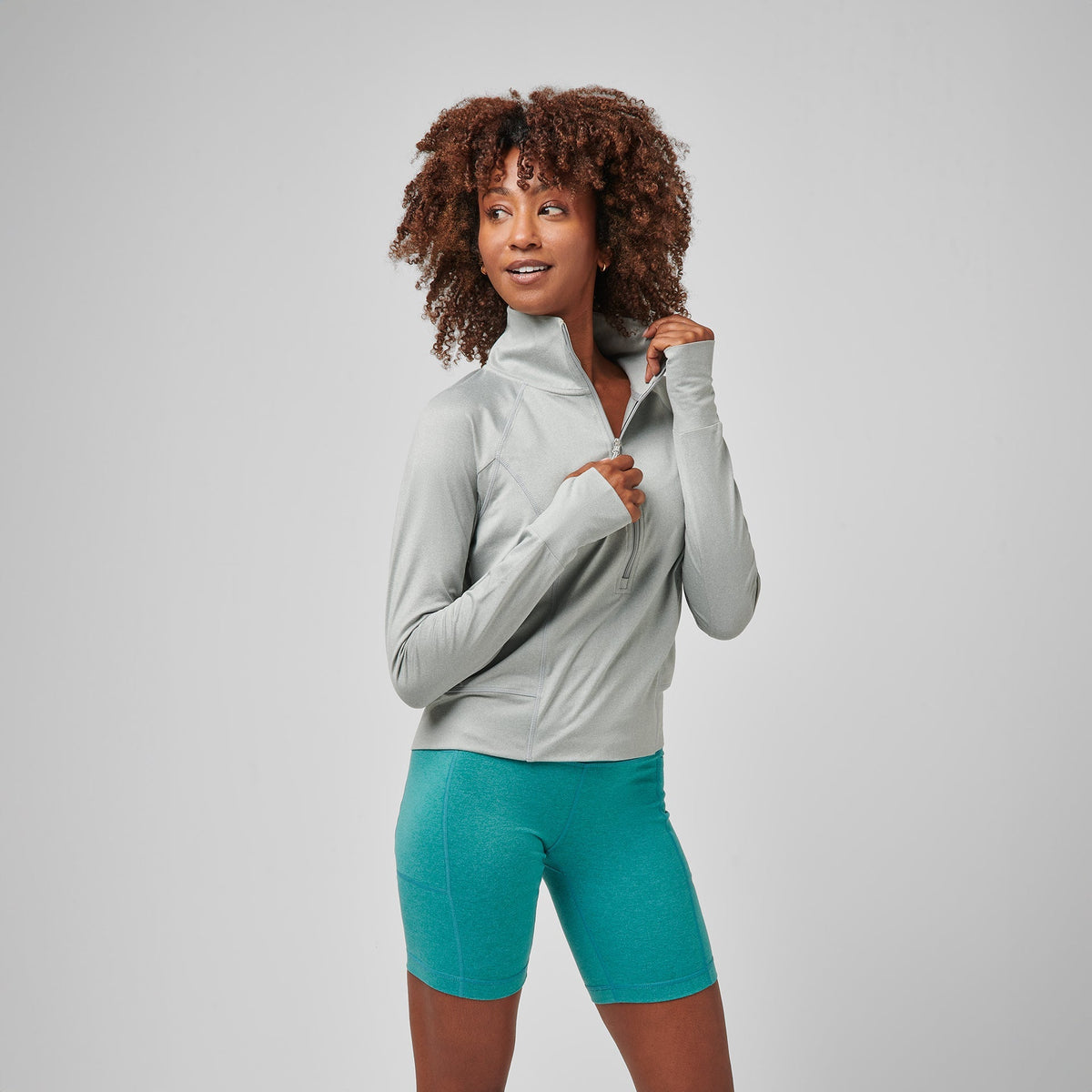 Slender Cozy Half Zip