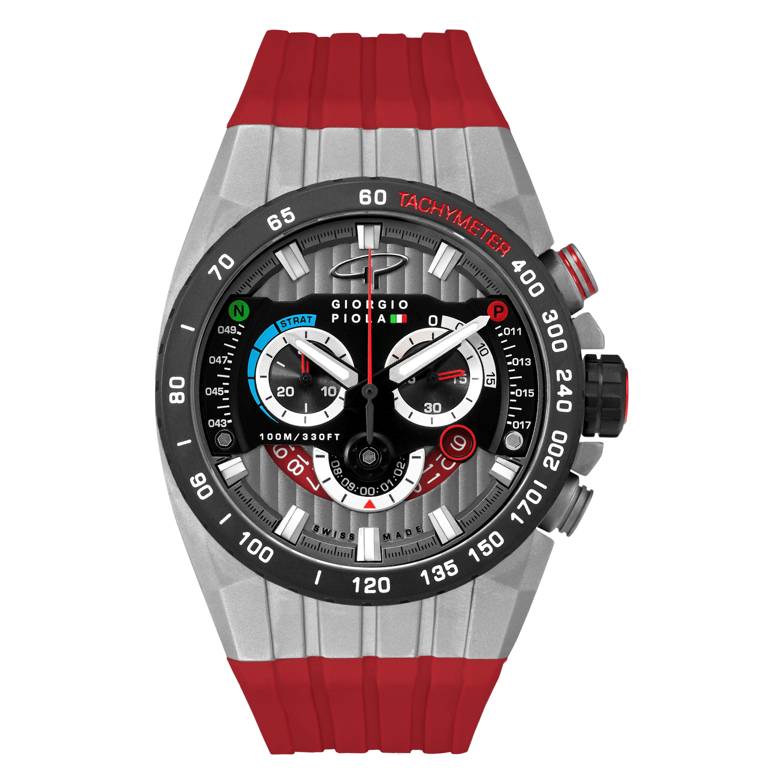 Speedtrap - Red Swiss Sport Chrono Watch