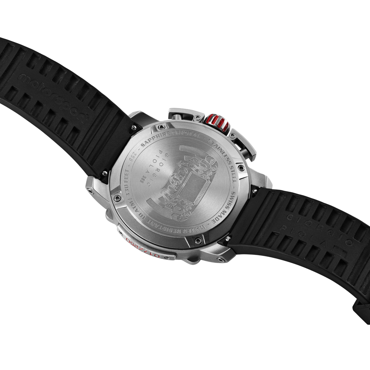 Torque Rugsac Watch Torque - Black Stainless Steel Swiss Sport Chrono Watch – duPont ...