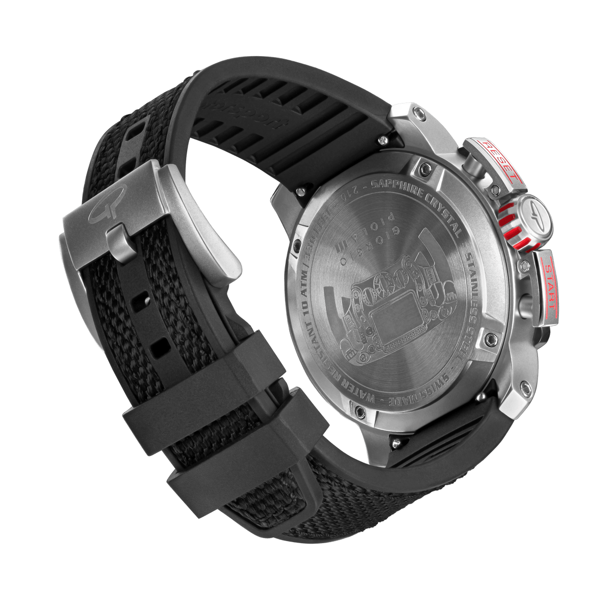 Torque - Black Stainless Steel Swiss Sport Chrono Watch – duPont ...
