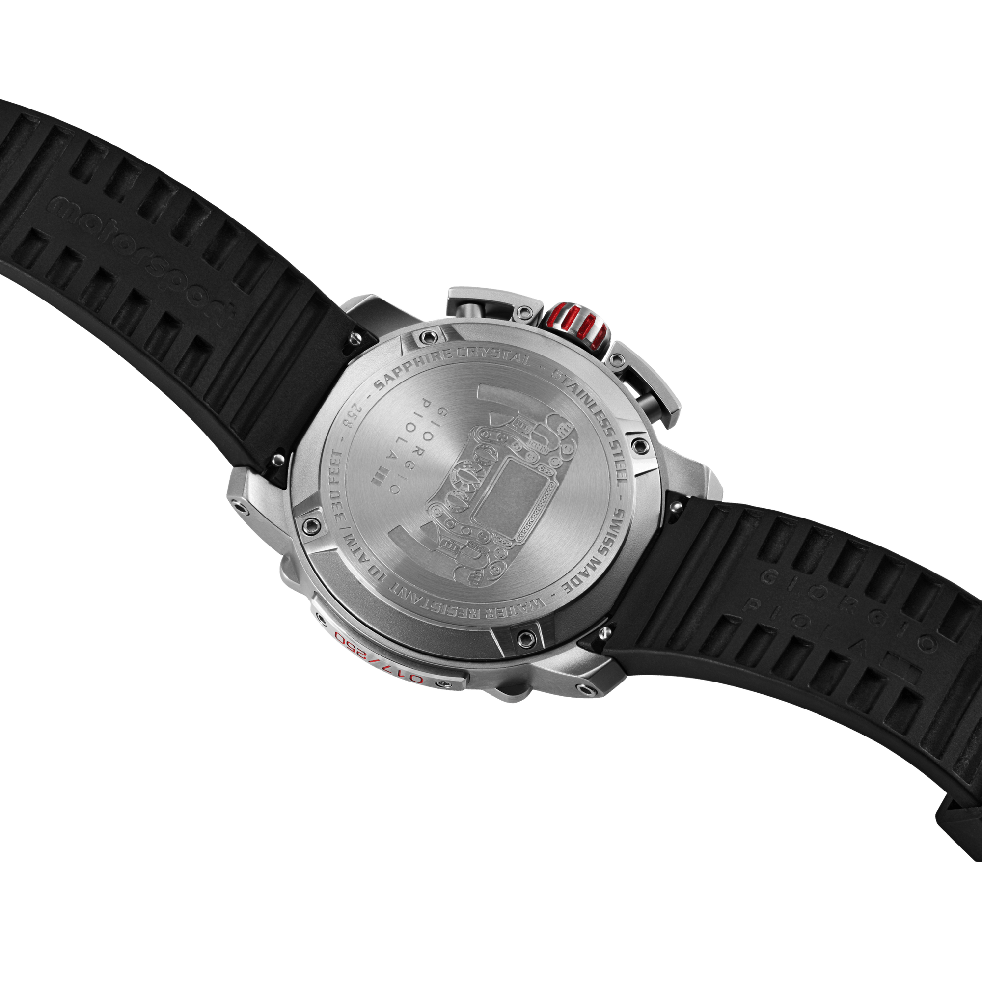 Torque - Grey Stainless Steel Swiss Sport Chrono Watch