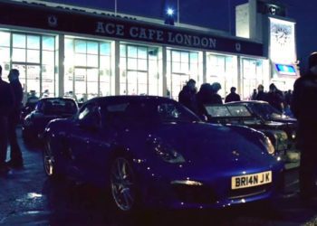 Magnus Walker at the Ace Cafe With Porsche