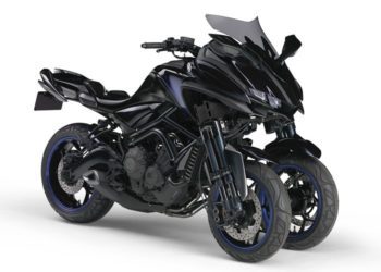 Yamaha’s MWT-9 Bike Has Two Front Wheels, is a “Cornering Master”