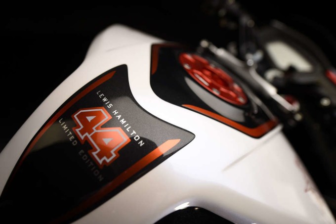 Lewis Hamilton and MV Agusta Dragster RR LH44 Superbike