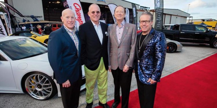 Brian Quail (Boys & Girls Clubs of Broward County ), Tom DuPont (duPont REGISTRY), Event Founder Rick Case Rick Case Hyundai in Plantation & event Co-Chair Jaime McDonnell