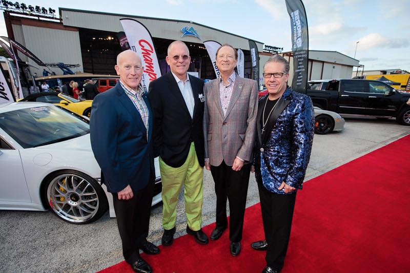 Brian Quail (Boys & Girls Clubs of Broward County ), Tom DuPont (duPont REGISTRY), Event Founder Rick Case Rick Case Hyundai in Plantation & event Co-Chair Jaime McDonnell