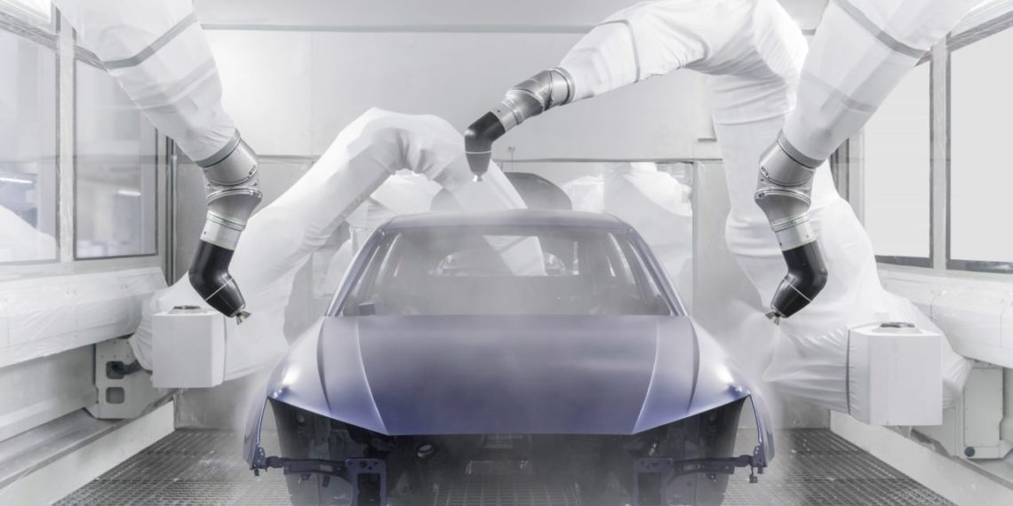 Audi has put a new topcoat paint shop into operation at its plant in Ingolstadt. The 12,000-square-meter building (129,000 sq. ft.) is locates in the north of the plant site.