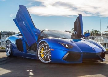 Blu Nethuns Lamborghini Aventador Roadster For Sale