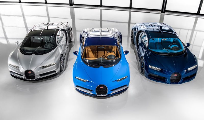 First Bugatti Chirons Delivered