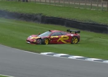 Pink Floyd’s Nick Mason Crashes his McLaren F1 GTR