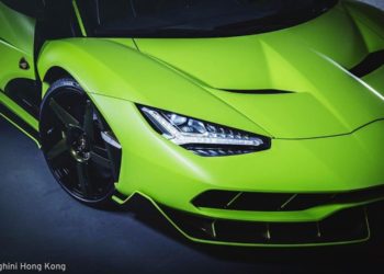 Verde Bronte Lamborghini Centenario Lands in Hong Kong