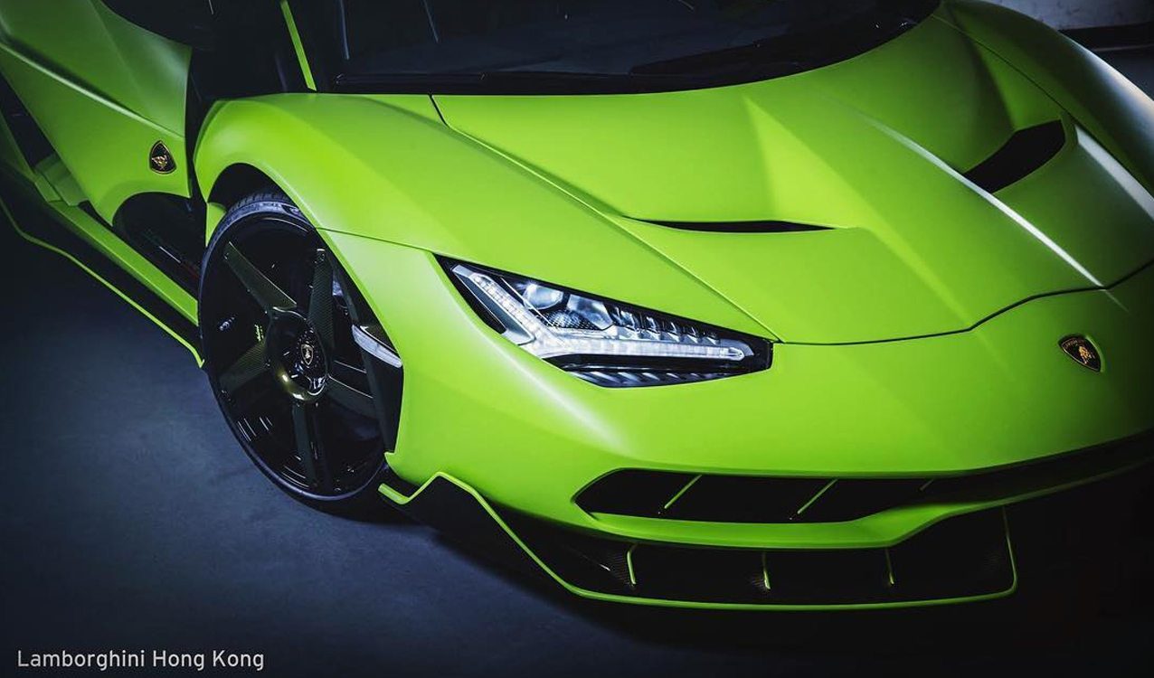 Verde Bronte Lamborghini Centenario Lands in Hong Kong