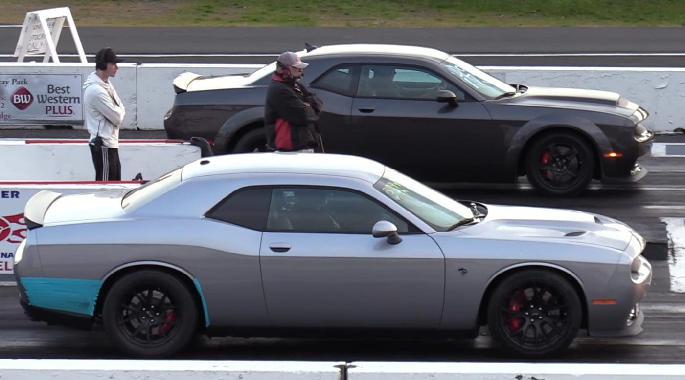 Dodge Demon vs Hellcat 1/4 Mile Shootout