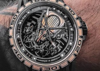 Pink Gold Roger Dubuis Excalibur Aventador S Watch