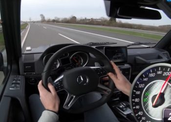 Hitting Top Speed in a Mercedes-Benz G63 AMG