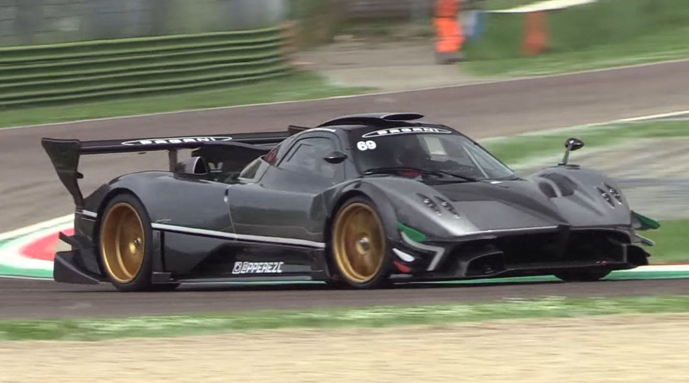 Pagani Zonda Revolución Caught At Imola