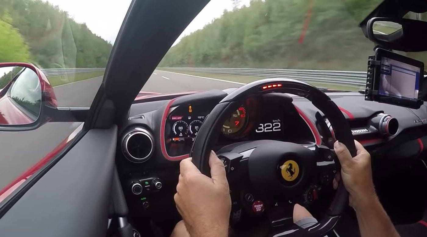 See How Fast the New Ferrari 812 Superfast Can Hit 200 MPH