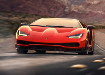 Lamborghini Centenario and Aventador SVJ at Lamborghini Las Vegas