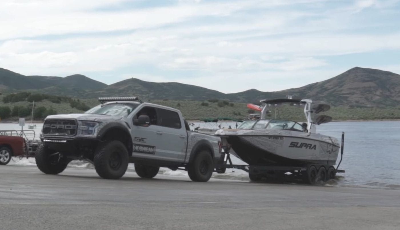 Ken Blocks Takes Raptor-Powered Supra Boat Out