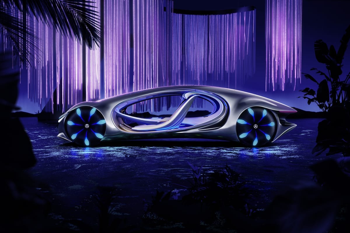 MercedesBenz Unveils Concept Car Inspired by "Avatar" Movie