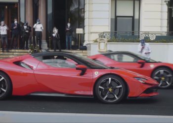 See Charles Leclerc Rip the Ferrari SF90 Stradale Behind-The-Scenes