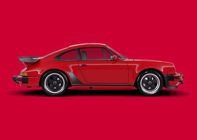 Porsche Puma Red Car