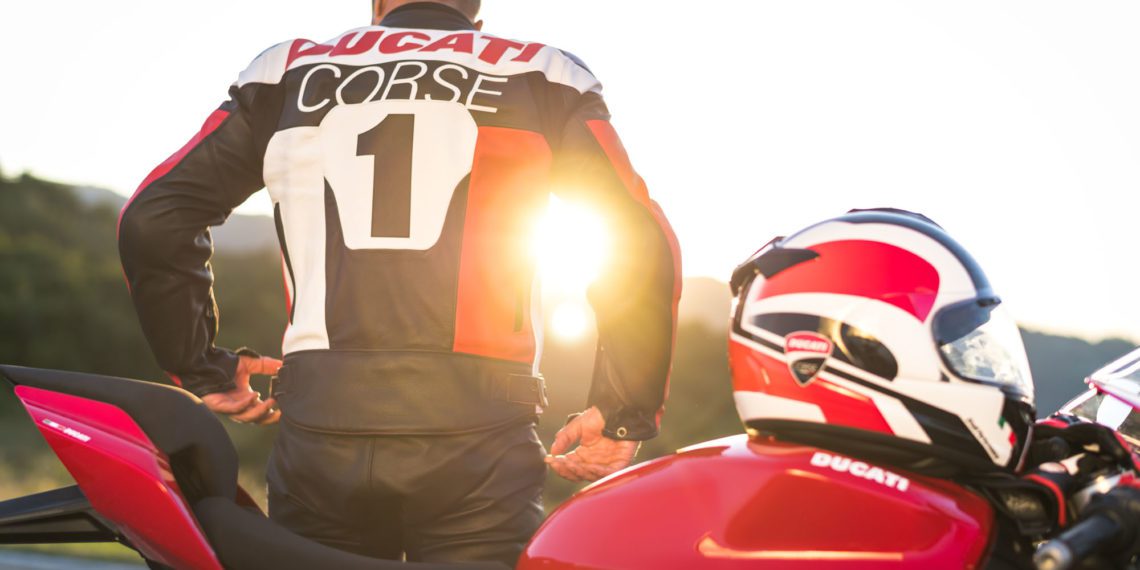 Ducati Apparel sport performance wear Ducati Corse C5 Leather jacket 2 UC215267 High