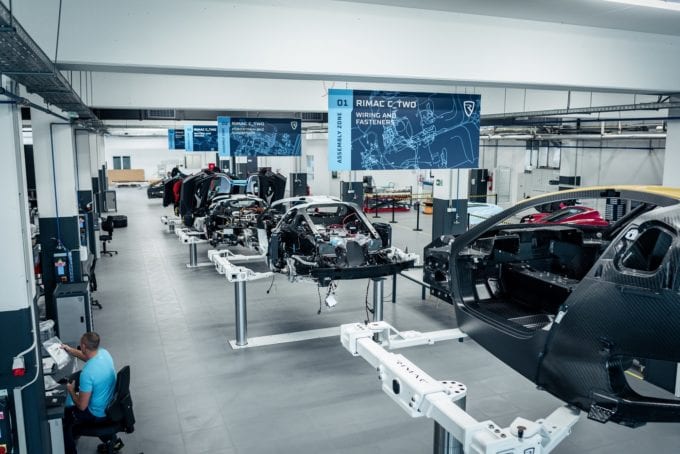Rimac C Two assembly line 6