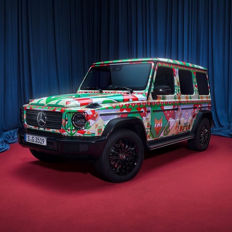 mercedes g wagon ugly sweater 1